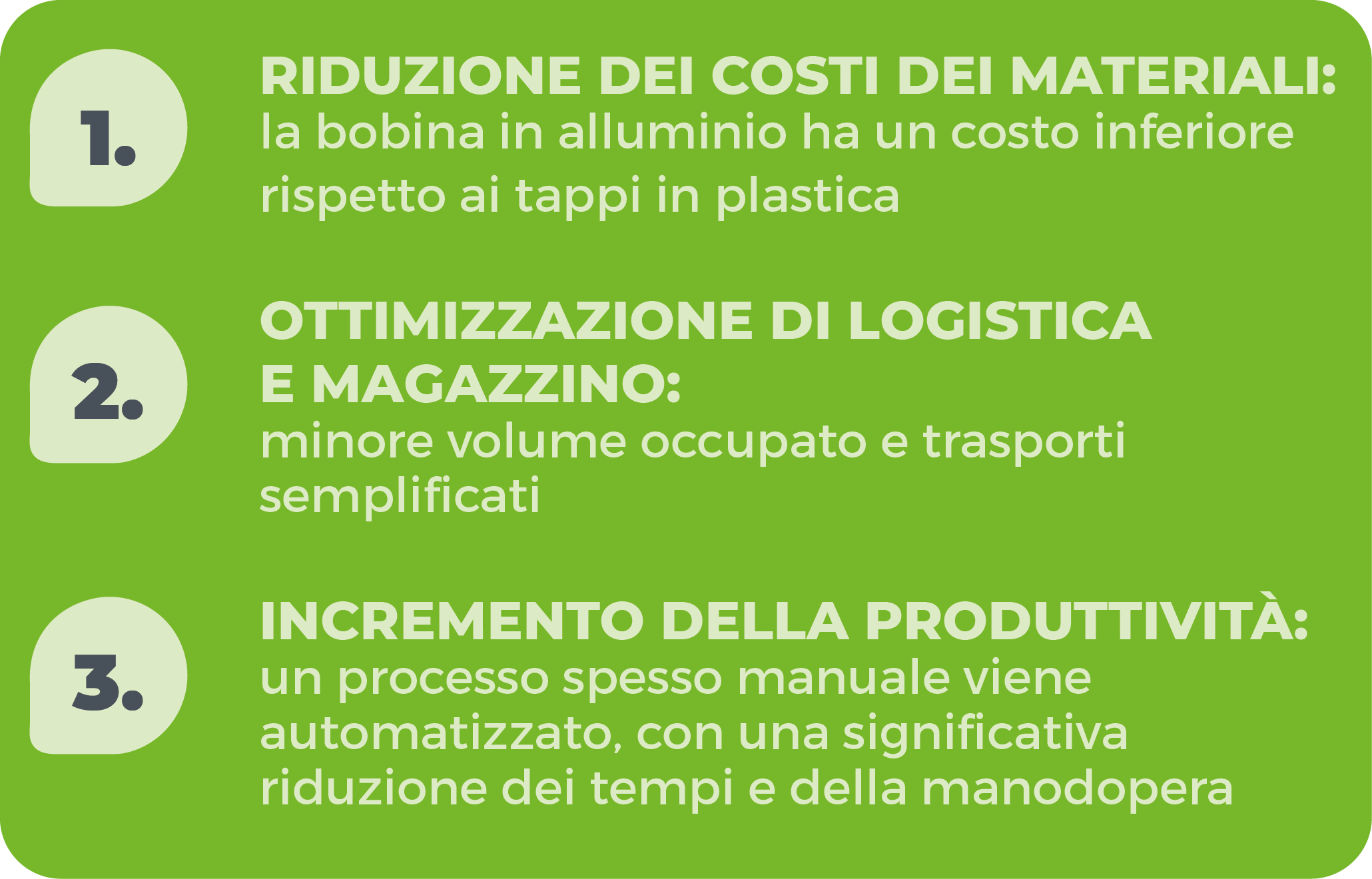 sezione lista mobile