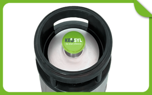 Kegsyl automatic keg closure system
